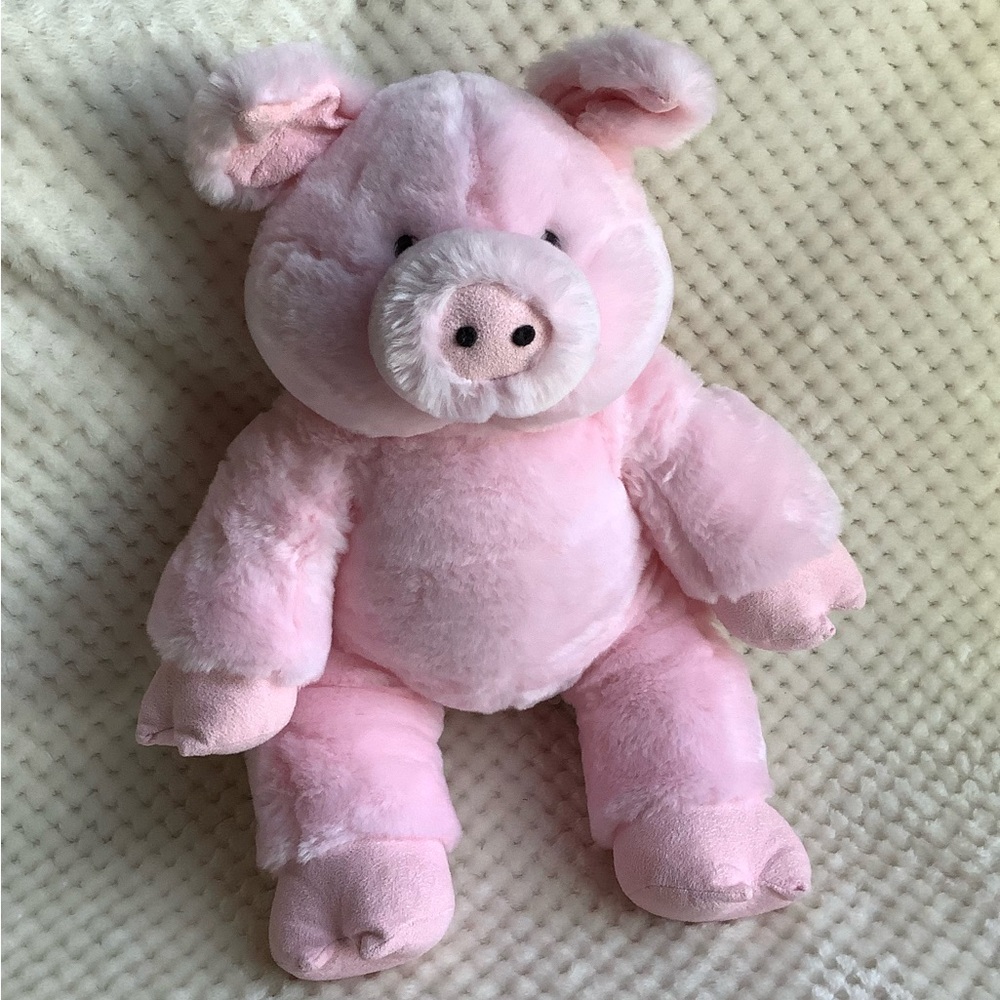 Build A Bear Workshop Retired Pudgie Plush Pink Pig Stuffed Farm Animal Toy 🐷